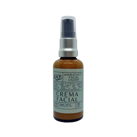 Crema facial de pepino — Piel grasa y mixta