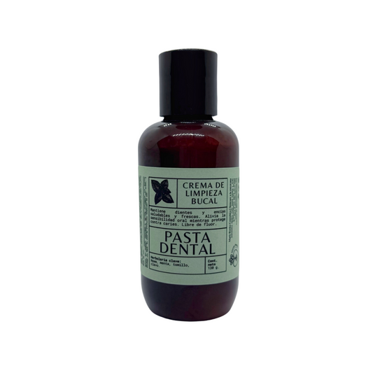 Pasta Dental Herbal – Neem, Menta, Tomillo y Clavo