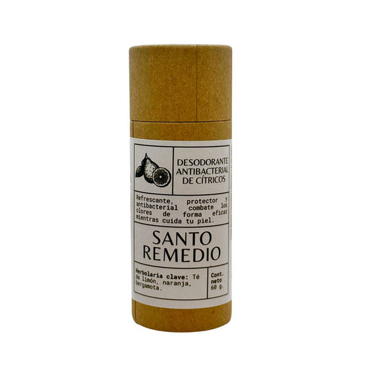Santo remedio cítrico — Desodorante botánico con mandarina, bergamota y té limón