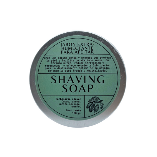 Jabón para afeitar 100 g — Lavanda, eucalipto y menta