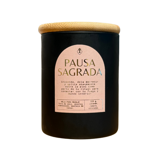 Vela Pausa Activa 225 g — Vela para masaje con aceites esenciales