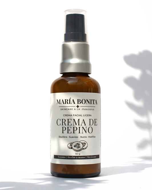 Crema facial de pepino — Piel grasa y mixta