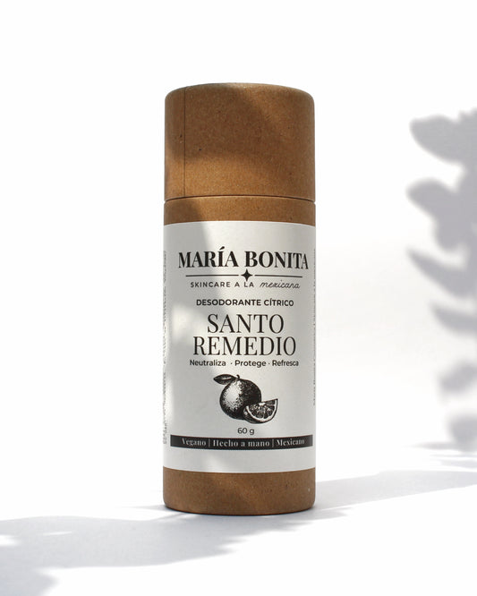 Santo remedio cítrico — Desodorante botánico con mandarina, bergamota y té limón